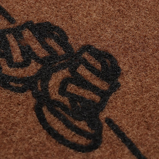 Коврик грязезащитный, 40х60 см, прямоугольный, резина, Добро пожаловать домой, Sunstep, 37-912