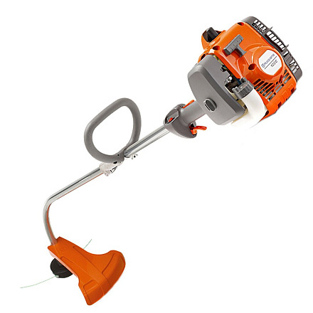 Триммер бензиновый, Husqvarna, 122C, 9667797-01, 0.8 л.с., 22 куб.см, 590 Вт, D-ручка, леска, неразборный вал