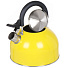 Чайник нержавеющая сталь, 2.5 л, со свистком, матовый, ручка металлическая, Daniks, желтый, GS-04011 - фото 3