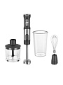 Блендер погружной 1500 Вт, турбо режим, стакан, измельчитель, венчик, чаша, Редмонд, RHB-2902, серый - фото 8