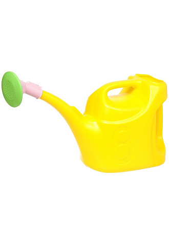 Лейка садовая, пластик, 8 л, с распылением, в ассортименте, Радиан, Урожайная