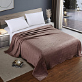 Плед евро, 220х200 см, велсофт жаккард, 100% полиэстер, Cleo, Palermo, шоколад, 200/008-PAL/L - фото 2