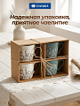 Кружка керамика, 4 шт, 440 мл, Милли, Daniks, BR404/4452 - фото 4