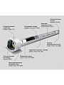 Подводка для воды 1/2&amp;quot;х2.5 м, г-ш, сталь, полимер, ProFactor