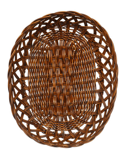 Корзина 30х23х9 см, овальная, плетеная, Y4-14163