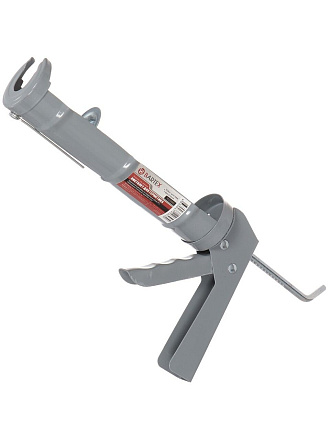 Пистолет для герметика, 310 мл, 225 мм, полуоткрытый, алюминий, зубчатый шток 6 мм, Bartex, Yl150005