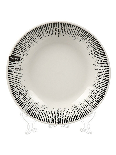 Тарелка суповая, керамика, 20 см, круглая, Mila Ripsy, Elrington, 253-27012
