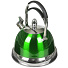 Чайник из нержавеющей стали Daniks MSY-022 зеленый со свистком, 3.5 л - фото 4