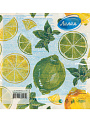 Салфетки Лилия, Мохито, 20 шт, 2 слоя, 33х33 см, 2470