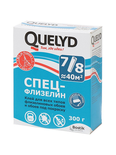 Клей для флизелиновых обоев, Quelyd, Спец-Флезилин, 300 г, 30080941