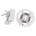 Лента светодиодная SMD 5050, 30 светодиодов/метр, 12 В, 7.2 Вт, IP20, 3 м, адаптер, General Lighting Systems, GLS-5050-30-7.2-12-IP20-PRO-3-3-KIT, 501621 - фото 3