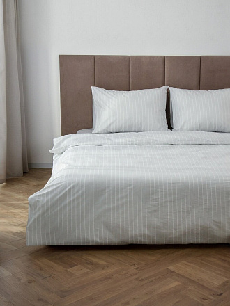 Постельное белье 1.5-спальное, 2 наволочки 50х70 см, пододеяльник 145х215 см, Silvano, поплин, 20465