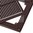 Решетка вентиляционная АВS- пластик, разъемная, 250х250 мм, с сеткой, коричневая, Event, 2525Р - фото 2