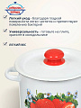 Кастрюля эмалированная сталь, 3.5 л, крышка сталь, цилиндрическая, Сибирские товары, С1612/.3*67/3/.78/П/3П/.3*78/.П*79/*59, в ассортименте - фото 6