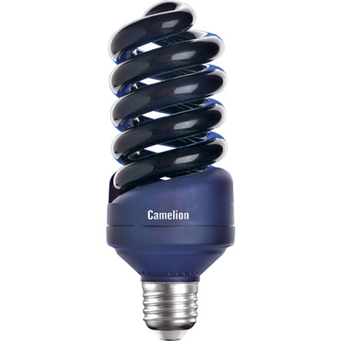 Энергосберегающая лампа 26Вт 220В, ультрафиолетовая Camelion LH26-FS/BLB/E27