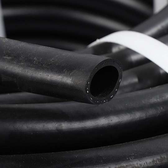 Шланг поливочный, внутренний d20 мм, 5 атм, армированный, 50 м, 3 слоя, VRC, резина+ТЭП, толстые стенки, черный
