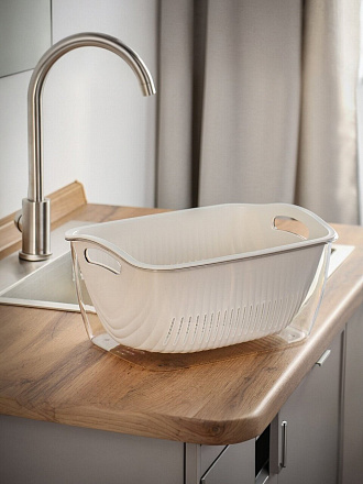 Дуршлаг пластик, 33х23х16 см, Y4-9260