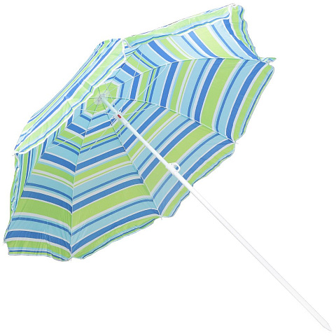 Зонт пляжный 180 см, с наклоном, 8 спиц, металл, Разноцветный, LY180-1