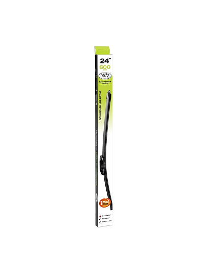 Щетка стеклоочистителя Lucky way, бескаркасная, 24&quot;/60 см, SCHET163