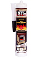 Герметик силикатный, для печей и каминов, Irfix, 20015, 310 мл, черный, термостойкий