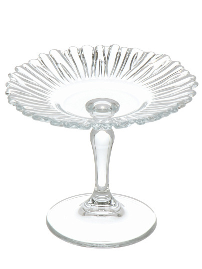 Блюдо стекло, круглое, 12.6х10.2 см, на ножке, Mini Pattiserie, Pasabahce, 96455