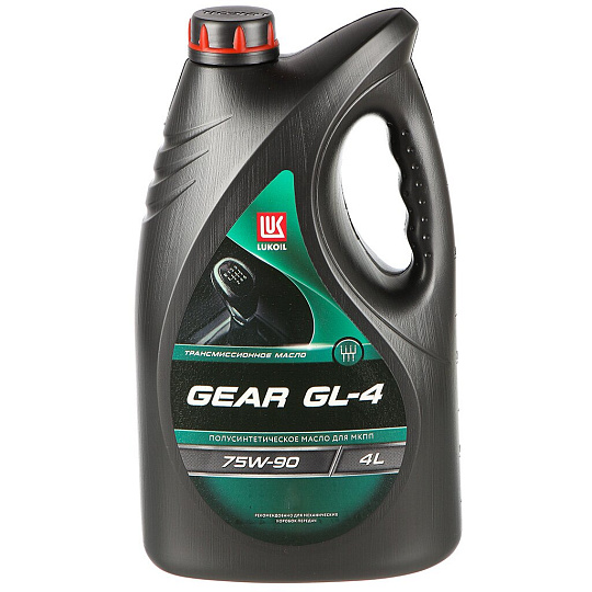 Масло трансмиссионное полусинтетическое, 75W90, Лукойл, GEAR GL-4, 4 л, 3590973