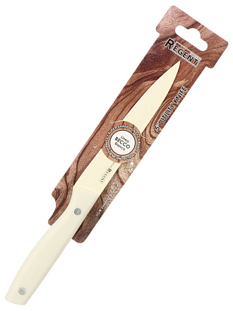 Нож Regent Inox, Becco Bianco, универсальный, нержавеющая сталь, 13 см, рукоятка пластик, 93-KN-BB-4