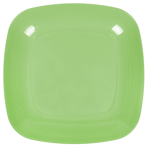 Тарелка обеденная, пластик, 25 см, квадратная, Алеана, 167063, в ассортименте