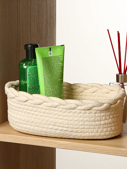 Корзина 27.5х18х10 см, овальная, плетеная, Y4-9677