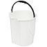 Контейнер для мусора пластик, 8 л, круглый, педаль, белый, Dunya Plastik, 01061 - фото 5