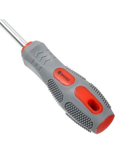 Отвертка плоская, Bartex, SL8, 8х250 мм, антискользящая двухкомпонентная, CrV сталь, K0029N