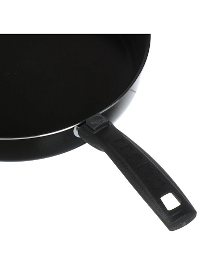 Сотейник алюминий, 28 см, антипригарное покрытие, крышка стекло, Vari, Лучшая цена, LCS73228/11, с крышкой, съемная ручка