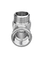 Тройник 3/4&amp;quot;х1/2&amp;quot;х3/4&amp;quot;, г-ш-г, латунь, AquaLink - фото 3