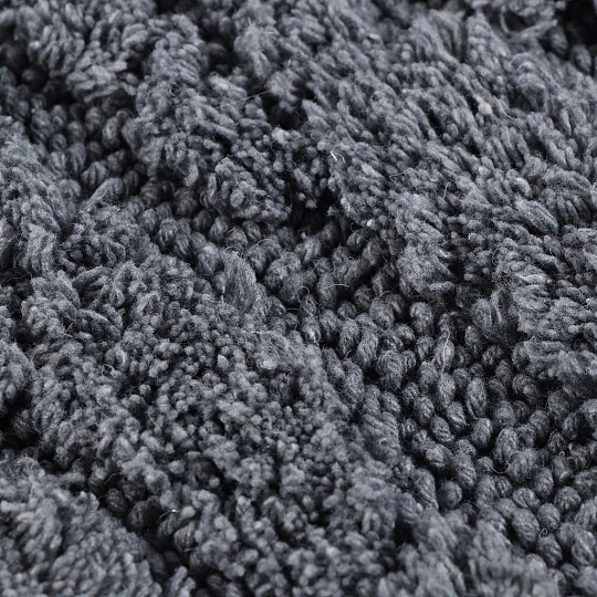 Коврик для ванной, 0.6х0.9 м, 100% хлопок, антрацитовый, Karteks, 1025/60.03, однотонный