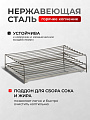 Коптильня 2 яруса, 42х27х17.5 см, нержавеющая сталь, 0.8 мм, с поддоном, SM-51 - фото 2