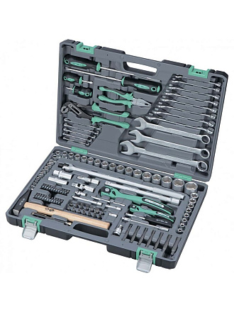 Набор слесарных инструментов Stels, 14112, сталь, кейс, 119 предметов