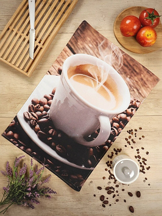 Полотенце кухонное 40х60 см, 200 г/м2, 100% хлопок, Silvano, Капучино, Узбекистан, 100005