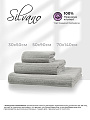 Набор полотенец 3 шт, 30х50, 50х90, 70х140 см, 100% хлопок, 440 г/м2, Silvano, Страйп, серый, Узбекистан