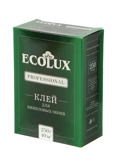 Клей для виниловых обоев, Ecolux, Professional, 250 г