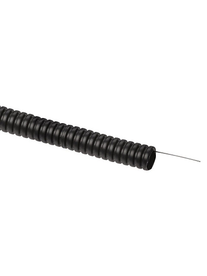 Труба ПНД, 25 м, гофрированная, d16 мм, легкая, с зондом, TDM Electric, SQ0413-2501