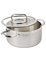 Кастрюля нерж, 2.4 л, с крыш, крыш стекло, Daniks, Навия, индукц, SD-0136-18 - фото 6