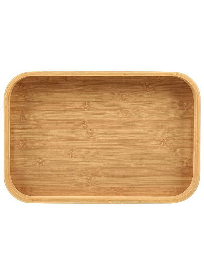 Поднос бамбук, 41х27.5х5 см, прямоугольный, с ручками, ST32141B