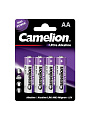 Батарейка Camelion, АА (LR6, 15A), Ultra Alkaline, щелочная, 1.5 В, блистер, 4 шт, 14854