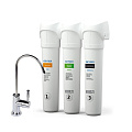 Фильтр для воды Гейзер, Смарт Био 521, для холодной воды, система под мойку, для жесткой воды, с краном, 3 ступ, 11056