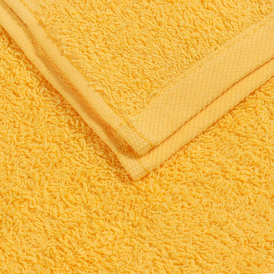 Полотенце банное 70х140 см, 100% хлопок, 375 г/м2, жаккардовый бордюр, Вышневолоцкий текстиль, янтарное, 403, Россия, К1-70140.120.375