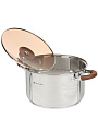 Кастрюля нержавеющая сталь, 5 л, крышка стекло, Daniks, Веллингтон, GS-01415-22CA, индукция - фото 9