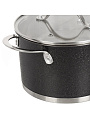 Кастрюля нержавеющая сталь, 2.9 л, крышка стекло, Daniks, Денвер, GS-01337-18CA, индукция - фото 18