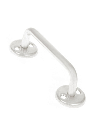 Ручка-скоба БелТИЗ, РС 100-2, белая, металл