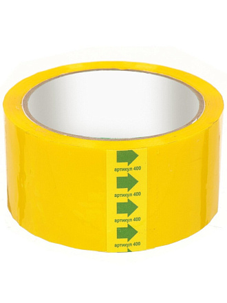 Скотч 48 мм, желтый, основа полипропиленовая, 50 м, Фрегат, СЦ4850Ж