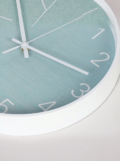 Часы настенные, кварцевые, 30 см, тихий ход, круглые, полимер, Y4-6875